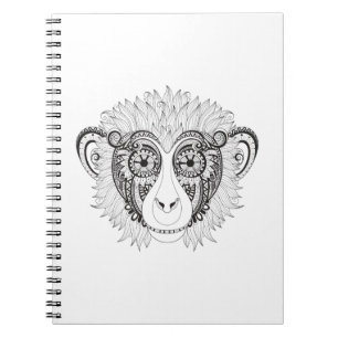 Inspired Monkey Spiral Notebook