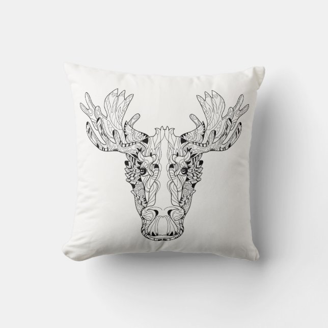Inspired Of An Elk Cushion (Front)