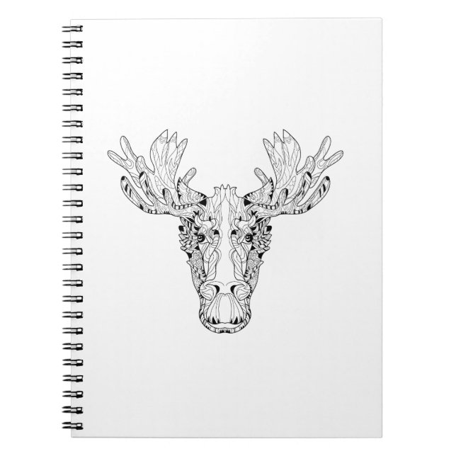Inspired Of An Elk Notebook (Front)