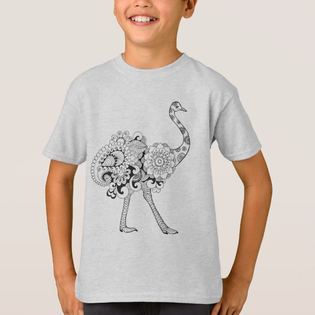 Inspired Ostrich T-Shirt (Front)