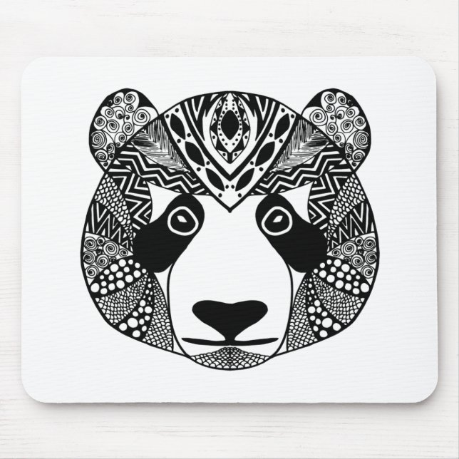 Inspired Panda Mouse Pad (Front)