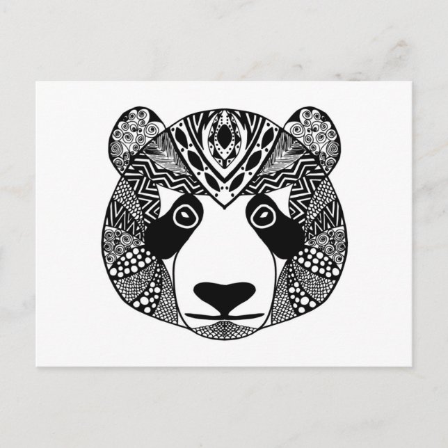 Inspired Panda Postcard (Front)