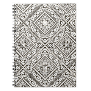 Inspired Pattern Spiral Notebook