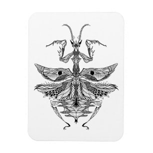 Inspired Praying Mantis Magnet