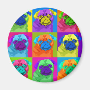 inspired Pug Magnet