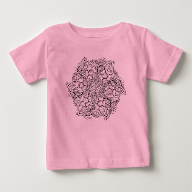 Inspired Round Element Baby T-Shirt (Front)