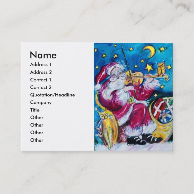 INSPIRED SANTA BUSINESS CARD (Front)
