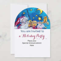 INSPIRED SANTA VIOLINIST CHRISTMAS PARTY INVITE