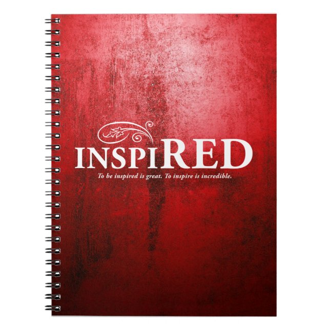 Inspired Spiral Notebook (Front)