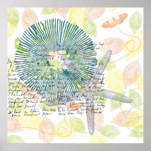 Inspired Starfish Poster