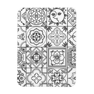 Inspired Talavera Pattern Magnet