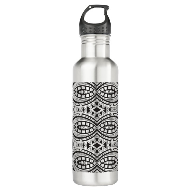 Inspired Tribal Drawing 710 Ml Water Bottle (Front)