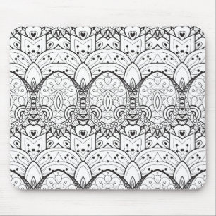 Inspired Tribal Illustration Mouse Pad