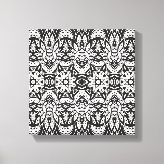 Inspired Tribal Style  Illustration 6 Canvas Print (Front)