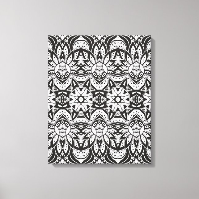 Inspired Tribal Style  Illustration 6 Canvas Print (Front)
