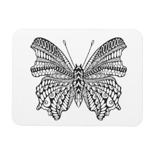 Inspired Tropical Butterfly Magnet