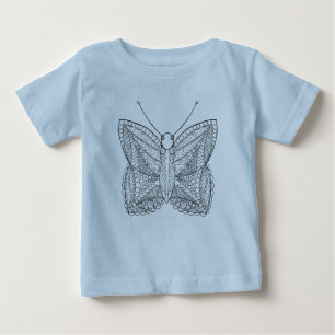 Inspired Tropical Design Butterfly Baby T-Shirt