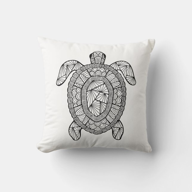 Inspired Turtle Cushion (Front)