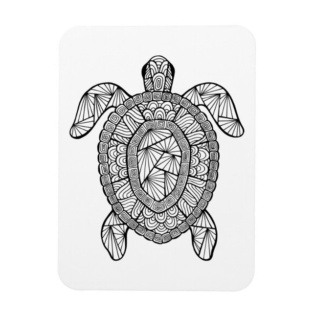 Inspired Turtle Magnet (Vertical)