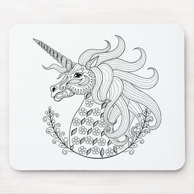 Inspired Unicorn Mouse Pad (Front)