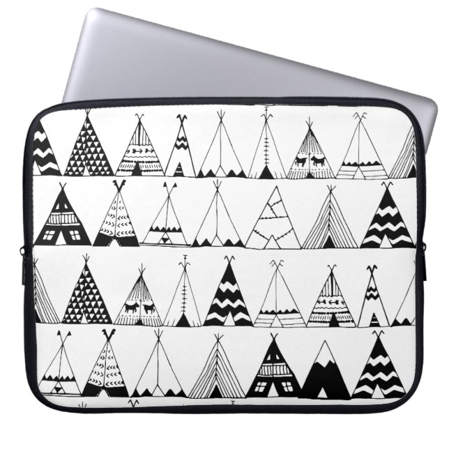 Inspired Wigwam Laptop Sleeve (Front)