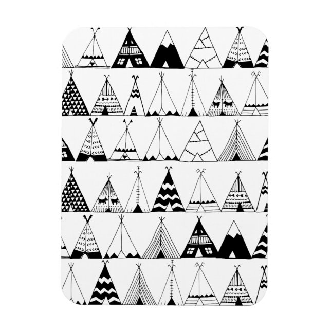 Inspired Wigwam Magnet (Vertical)