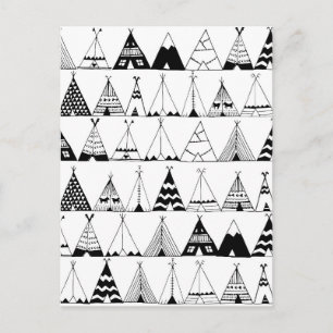 Inspired Wigwam Postcard