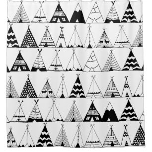 Inspired Wigwam Shower Curtain