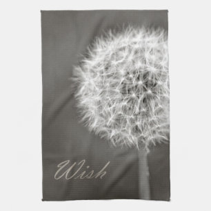 Inspired Wish Dandelion Tea Towel