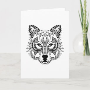 Inspired Wolf Card