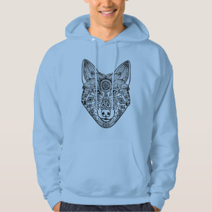 Inspired Wolf Head Hoodie