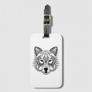 Inspired Wolf Luggage Tag