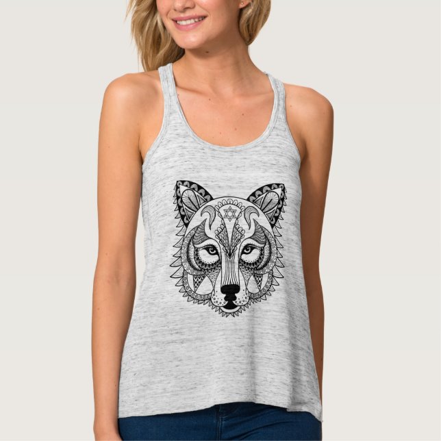 Inspired Wolf Singlet (Front)
