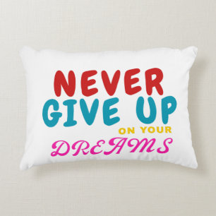 Inspirierender Spruch Decorative Cushion
