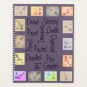 Inspiring Art Words Antique Drawings Planner