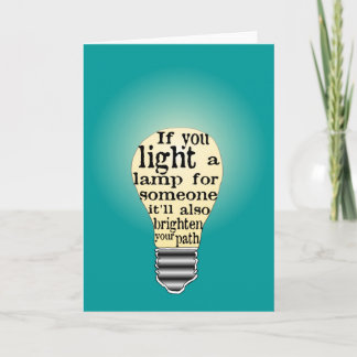 Inspiring Care Giving Quote Card