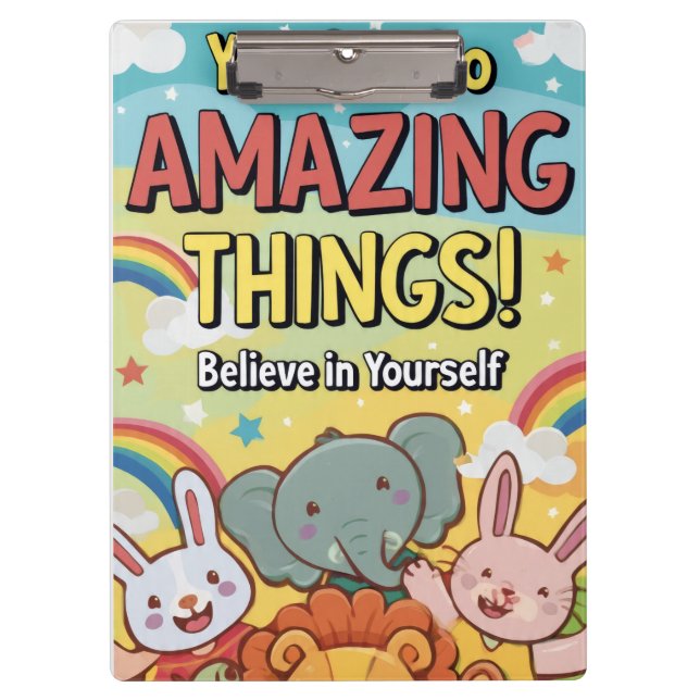 Inspiring Clipboard for Young Learners (Front)