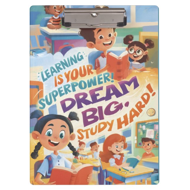 Inspiring Clipboard for Young Learners (Front)