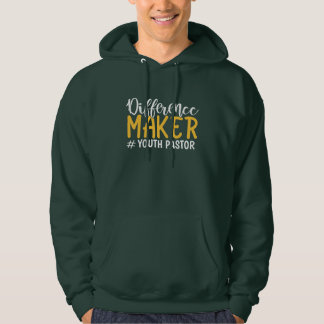 Inspiring Difference Maker Youth Pastor Green Hoodie