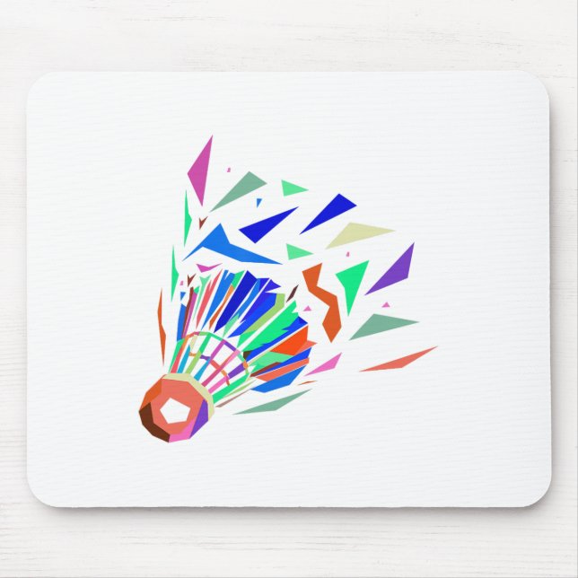 Inspiring Dminton Playing Game Player Women Men Ki Mouse Pad (Front)