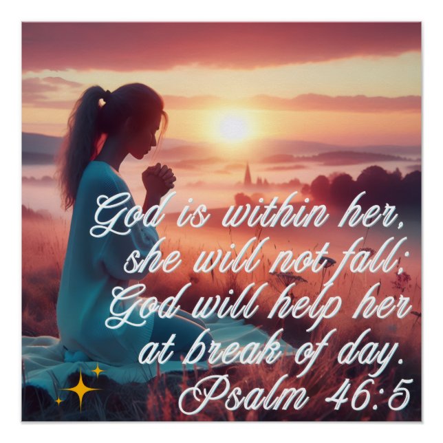 'Inspiring Faith' Glossy Poster (Front)