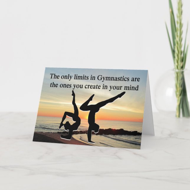 INSPIRING GYMNASTICS QUOTE CARD (Front)