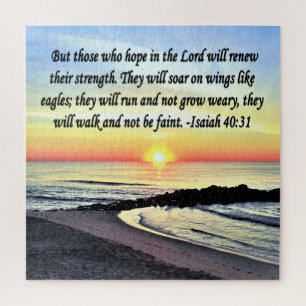 INSPIRING ISAIAH 40:31 JIGSAW PUZZLE