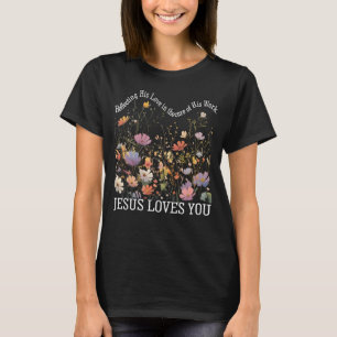 Inspiring Jesus loves you, nature's design T-Shirt