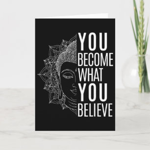 Inspiring Law Of Attraction Quote Buddha Spiritual Card