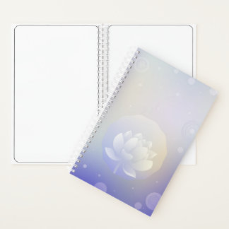 Inspiring Lotus Bloom Hardcover Small Notebook 