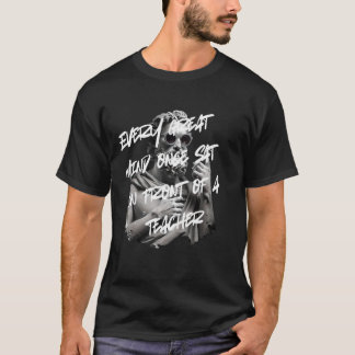 Inspiring male teacher graffiti png T-Shirt