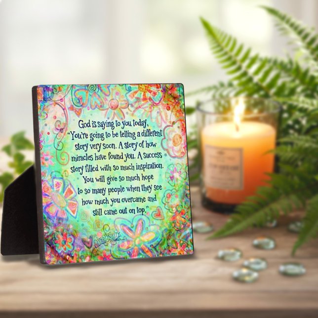 Inspiring Miracles Quote Pretty Inspirivity Plaque (Creator Uploaded)