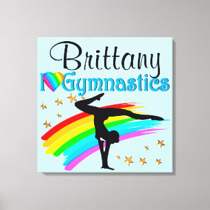 INSPIRING PERSONALIZE GYMNASTICS WALL ART