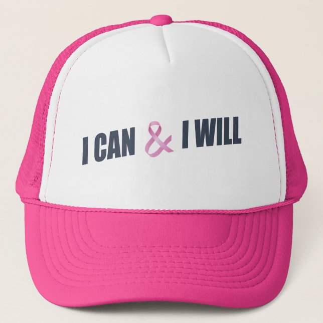 Inspiring Quote Breast Cancer Awareness | Hat (Front)